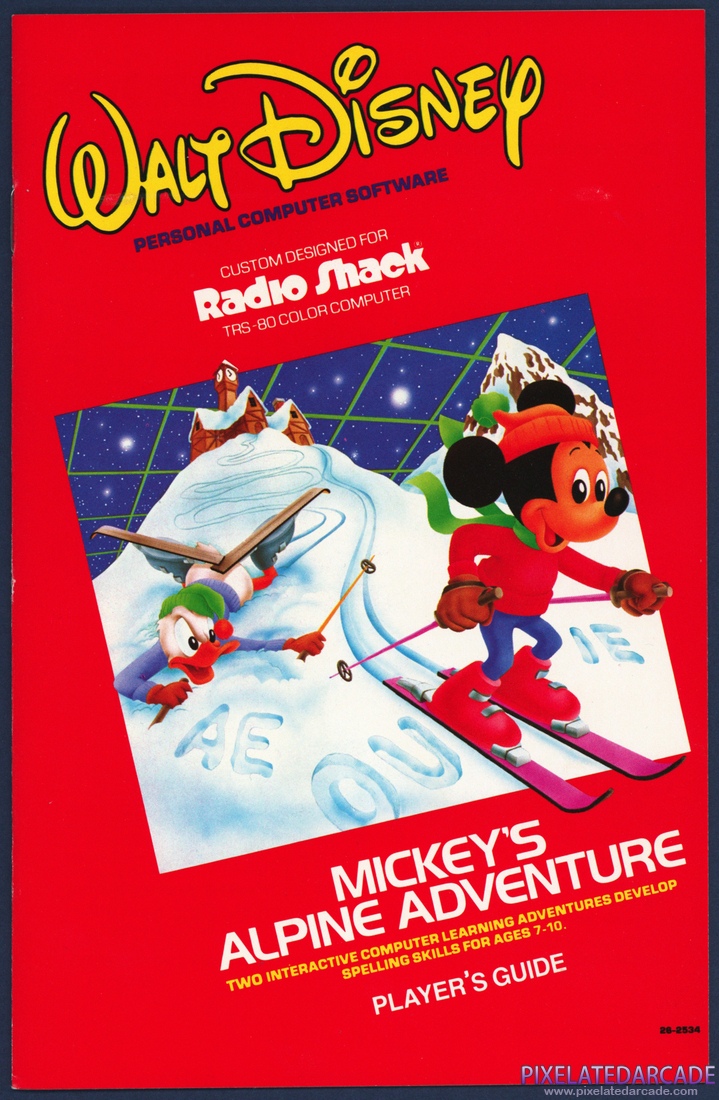 Mickey's Alpine Adventure: Instruction Manual - Front Cover