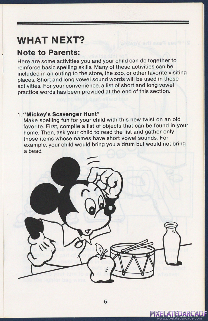 Mickey's Alpine Adventure: Instruction Manual - Page 5