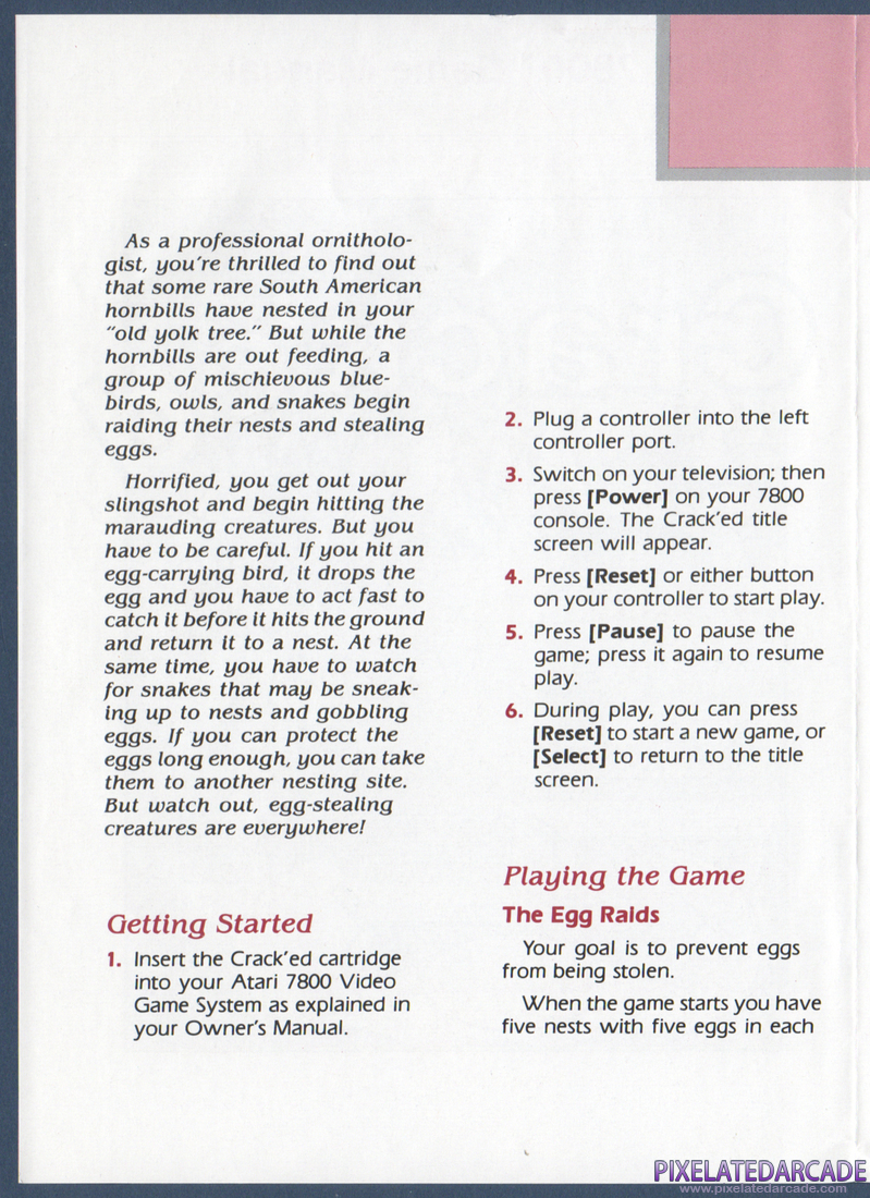 Crack'ed: Instruction Manual - Page 2