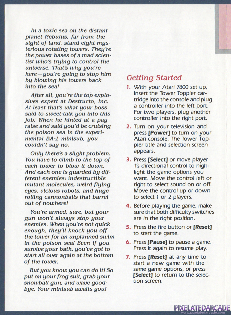 Tower Toppler: Instruction Manual - Page 2