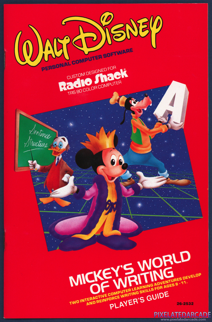 Mickey's World of Writing: Instruction Manual - Front Cover