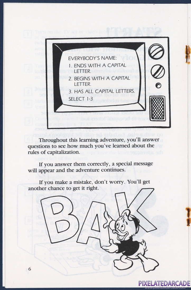 Mickey's World of Writing: Instruction Manual - Page 6