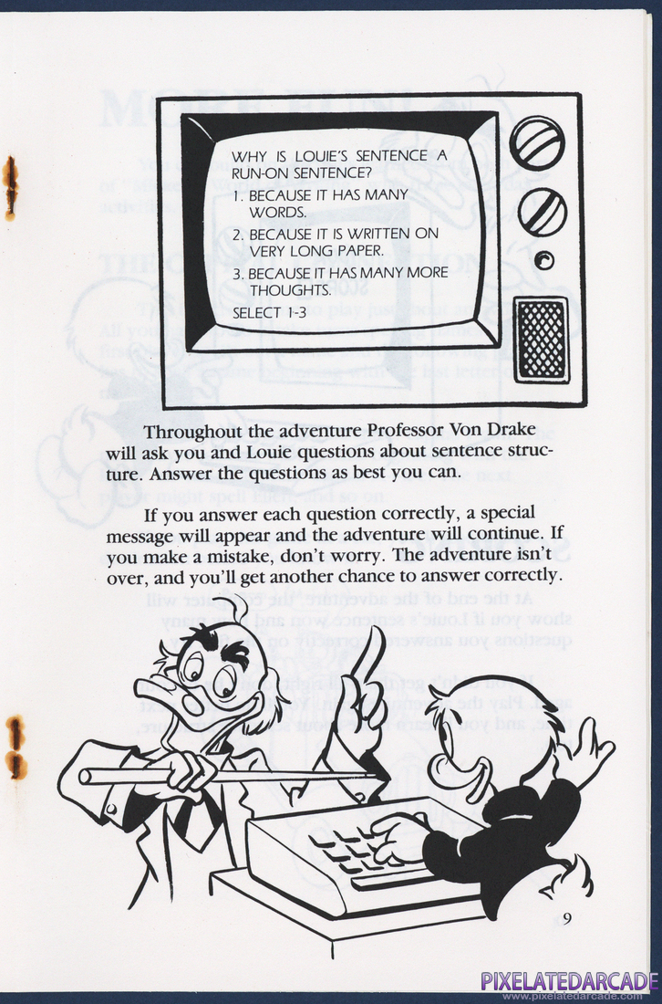 Mickey's World of Writing: Instruction Manual - Page 9