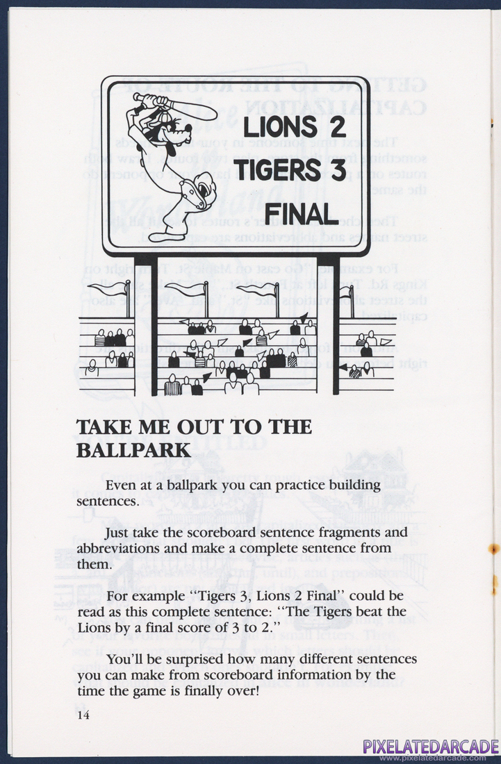 Mickey's World of Writing: Instruction Manual - Page 14