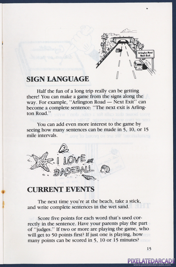 Mickey's World of Writing: Instruction Manual - Page 15