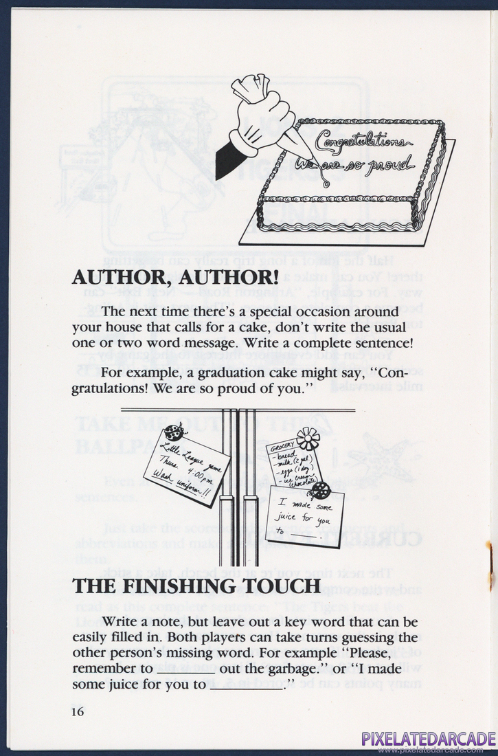 Mickey's World of Writing: Instruction Manual - Page 16