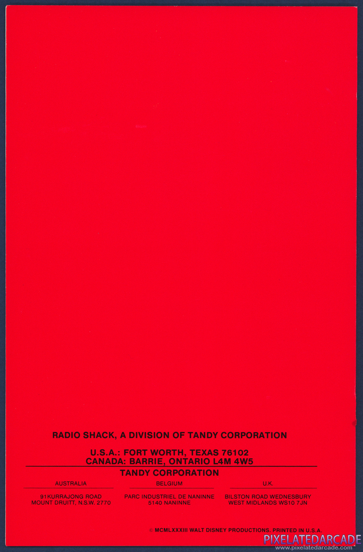 Telling Time With Donald: Instruction Manual - Back Cover