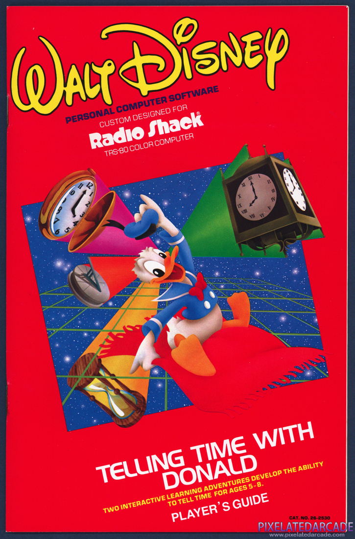 Telling Time With Donald: Instruction Manual - Front Cover