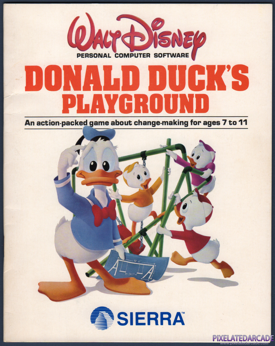 Donald Duck's Playground: Donald Duck's Playground Instruction Manual - Page 1