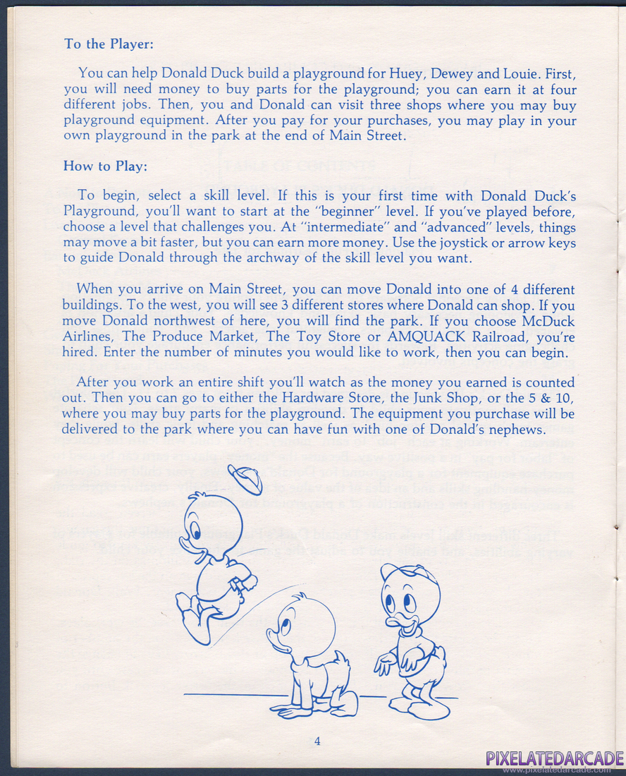 Donald Duck's Playground: Donald Duck's Playground Instruction Manual - Page 5