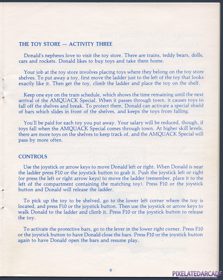 Donald Duck's Playground: Donald Duck's Playground Instruction Manual - Page 10