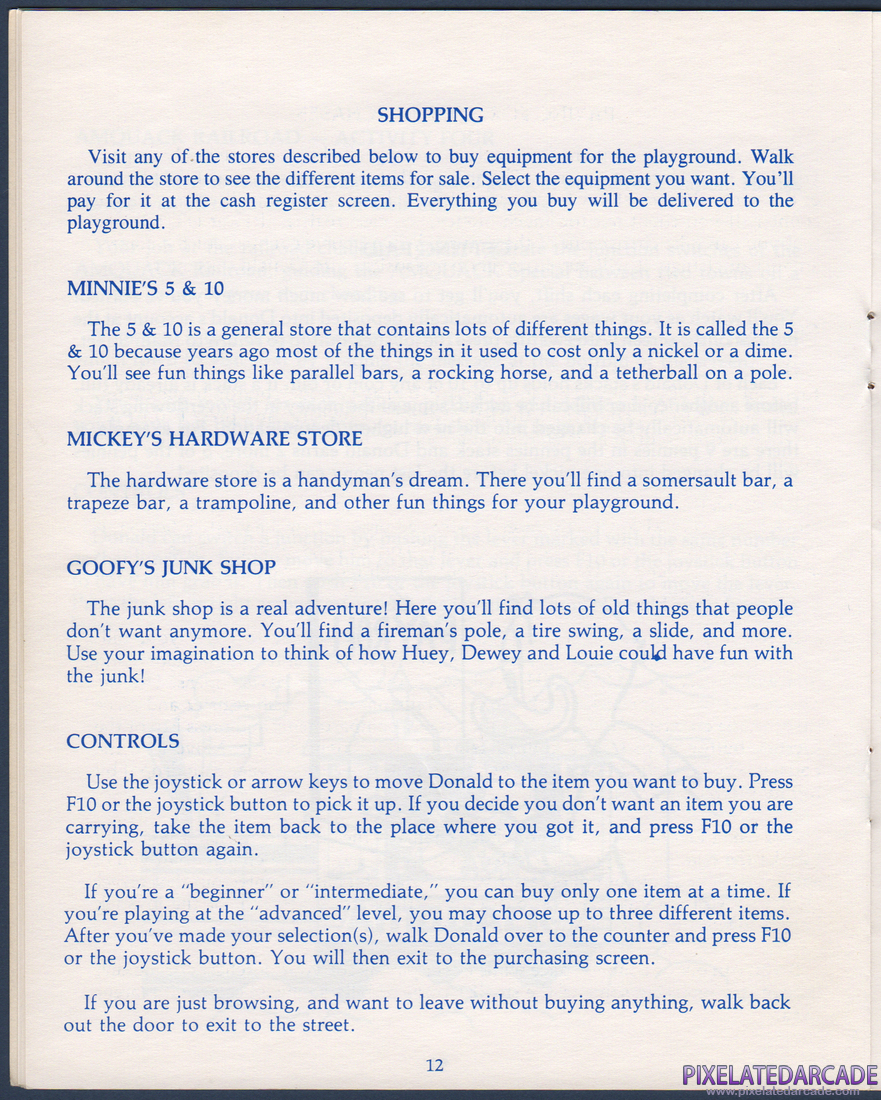 Donald Duck's Playground: Donald Duck's Playground Instruction Manual - Page 13