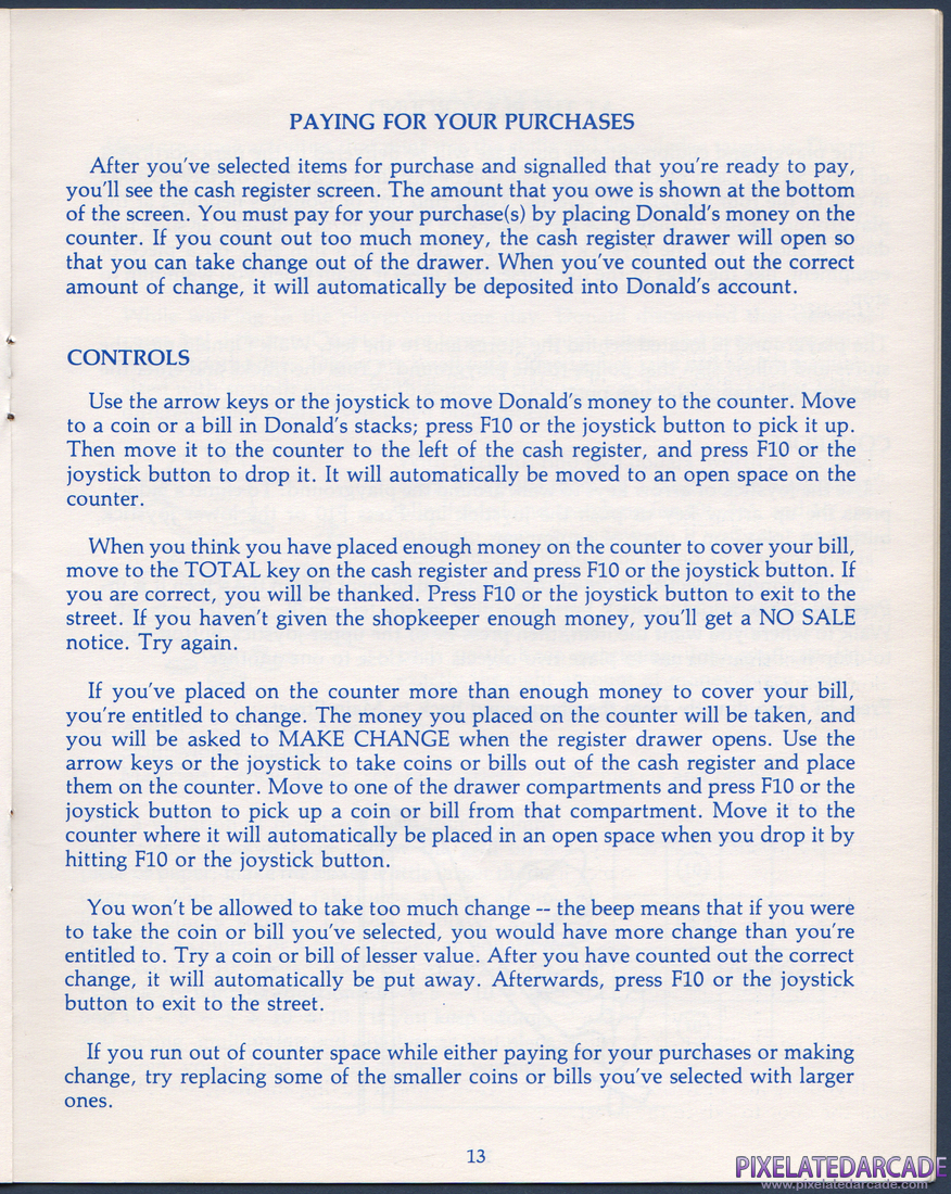 Donald Duck's Playground: Donald Duck's Playground Instruction Manual - Page 14