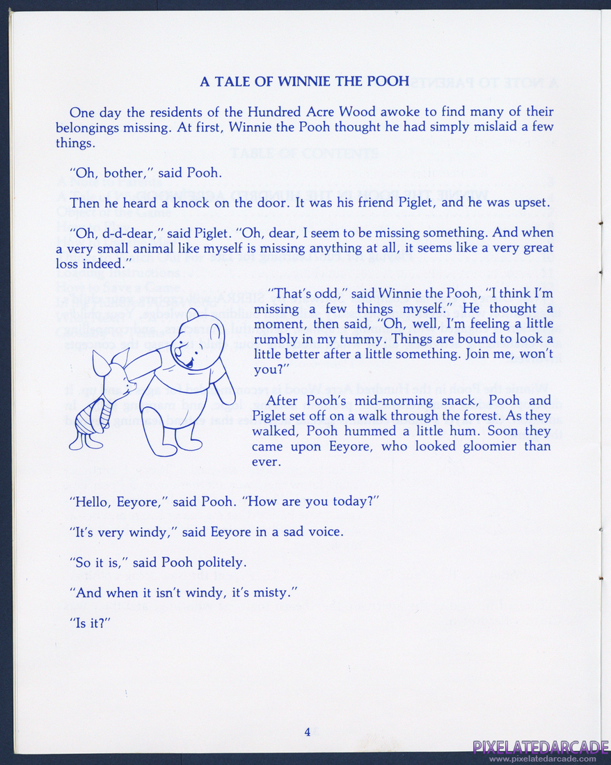 Winnie the Pooh in the Hundred Acre Wood: Instruction Manual - Page 4