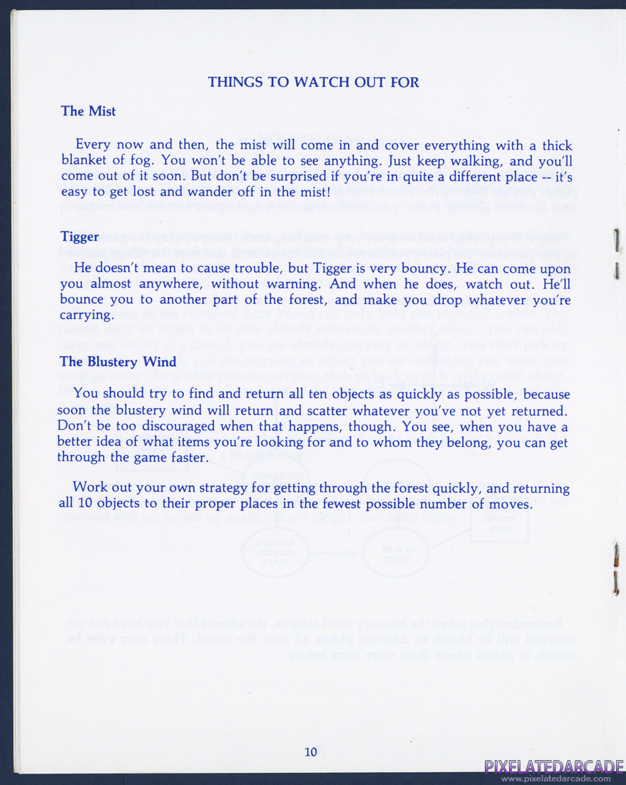 Winnie the Pooh in the Hundred Acre Wood: Instruction Manual - Page 10