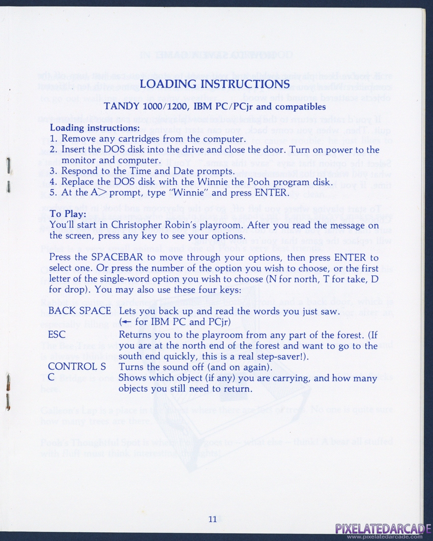 Winnie the Pooh in the Hundred Acre Wood: Instruction Manual - Page 11