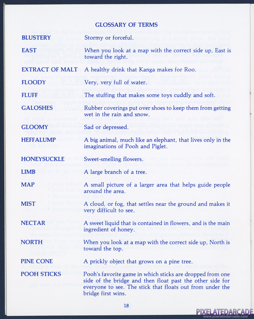 Winnie the Pooh in the Hundred Acre Wood: Instruction Manual - Page 18