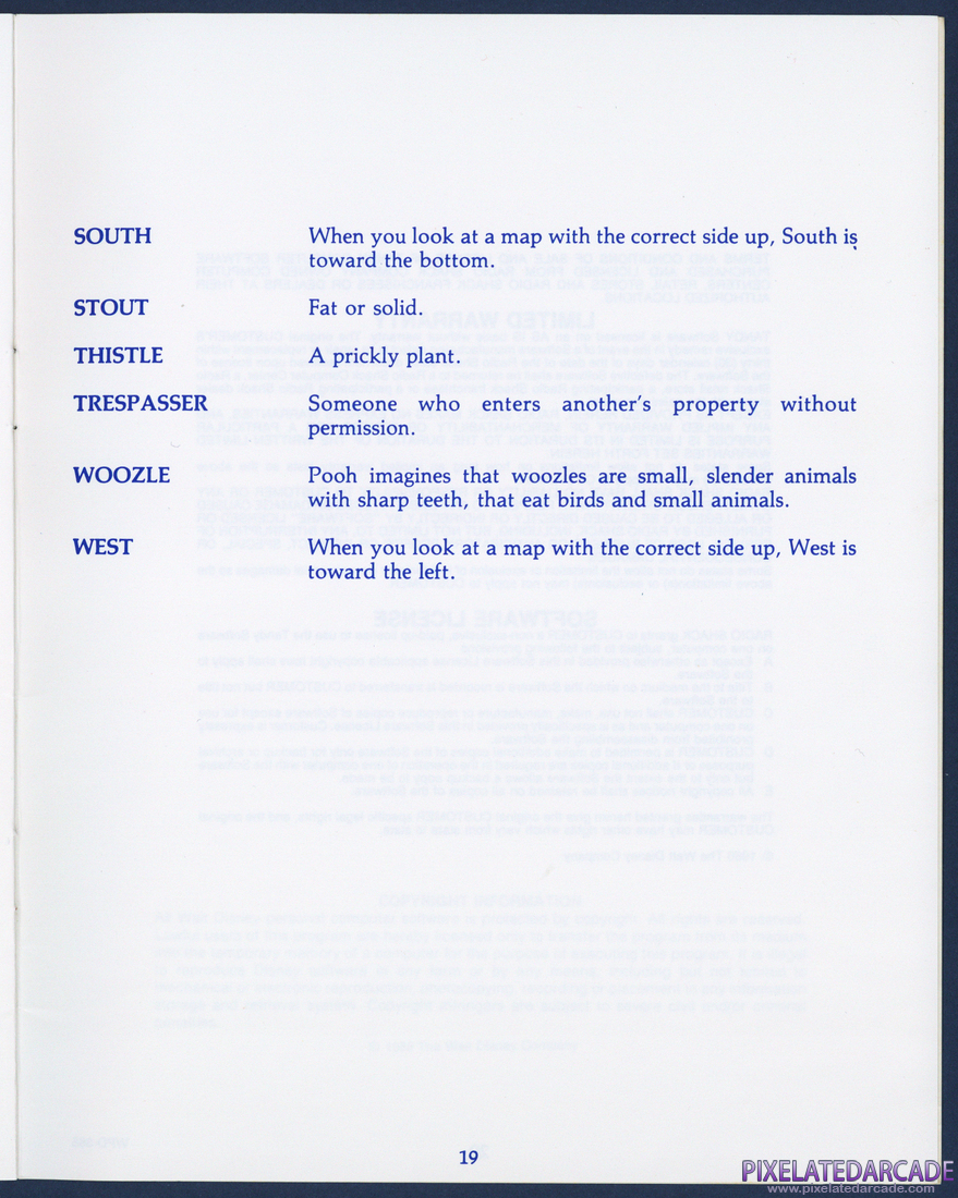 Winnie the Pooh in the Hundred Acre Wood: Instruction Manual - Page 19