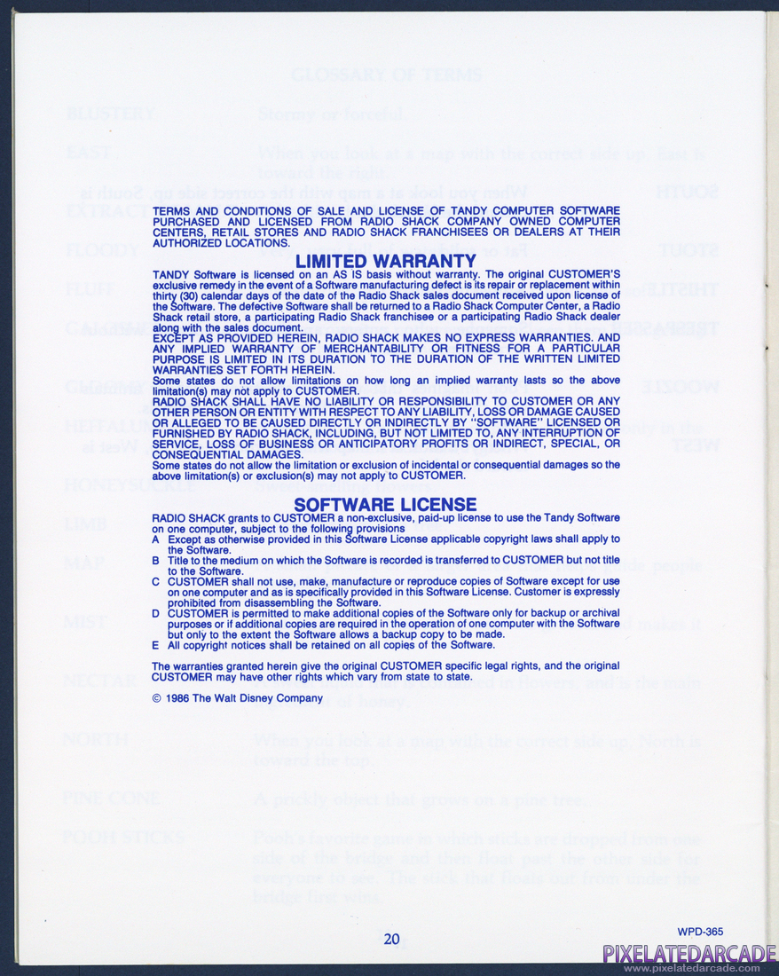 Winnie the Pooh in the Hundred Acre Wood: Instruction Manual - Page 20