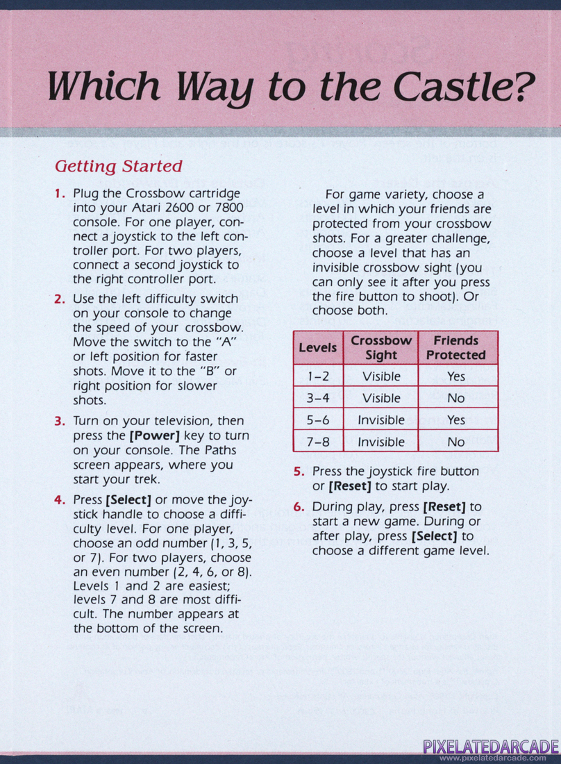 Crossbow: Instruction Manual - Page 3