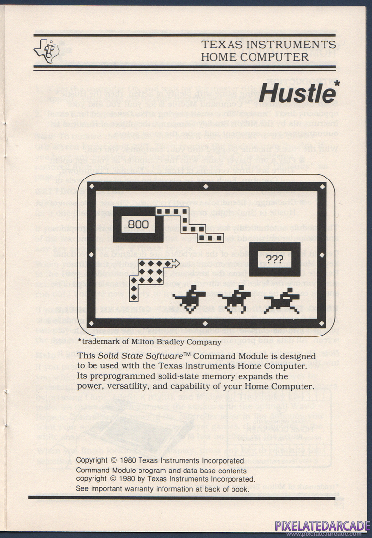 Hustle: Instruction Manual - Page 3