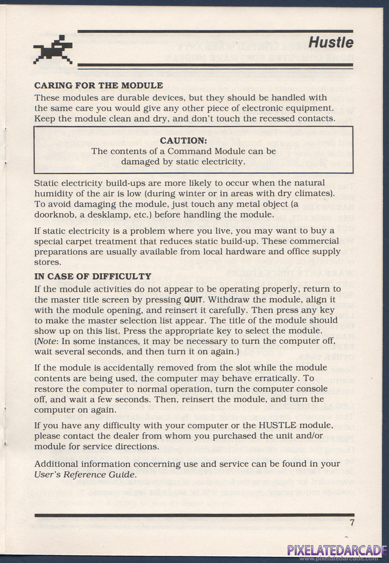 Hustle: Instruction Manual - Page 9