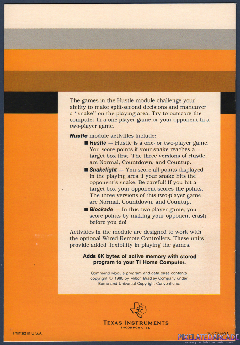 Hustle: Instruction Manual - Page 12
