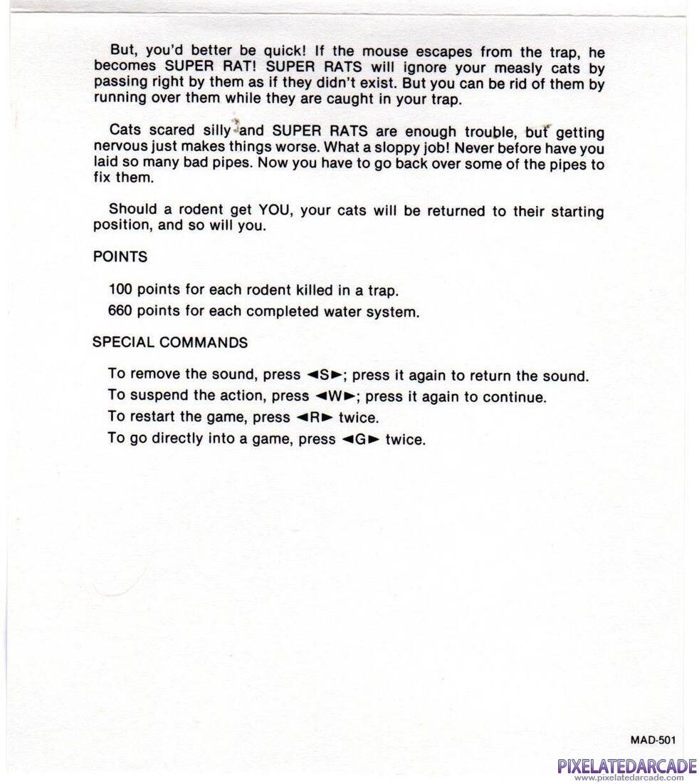 Mouskattack: Instruction Manual - Page 3
