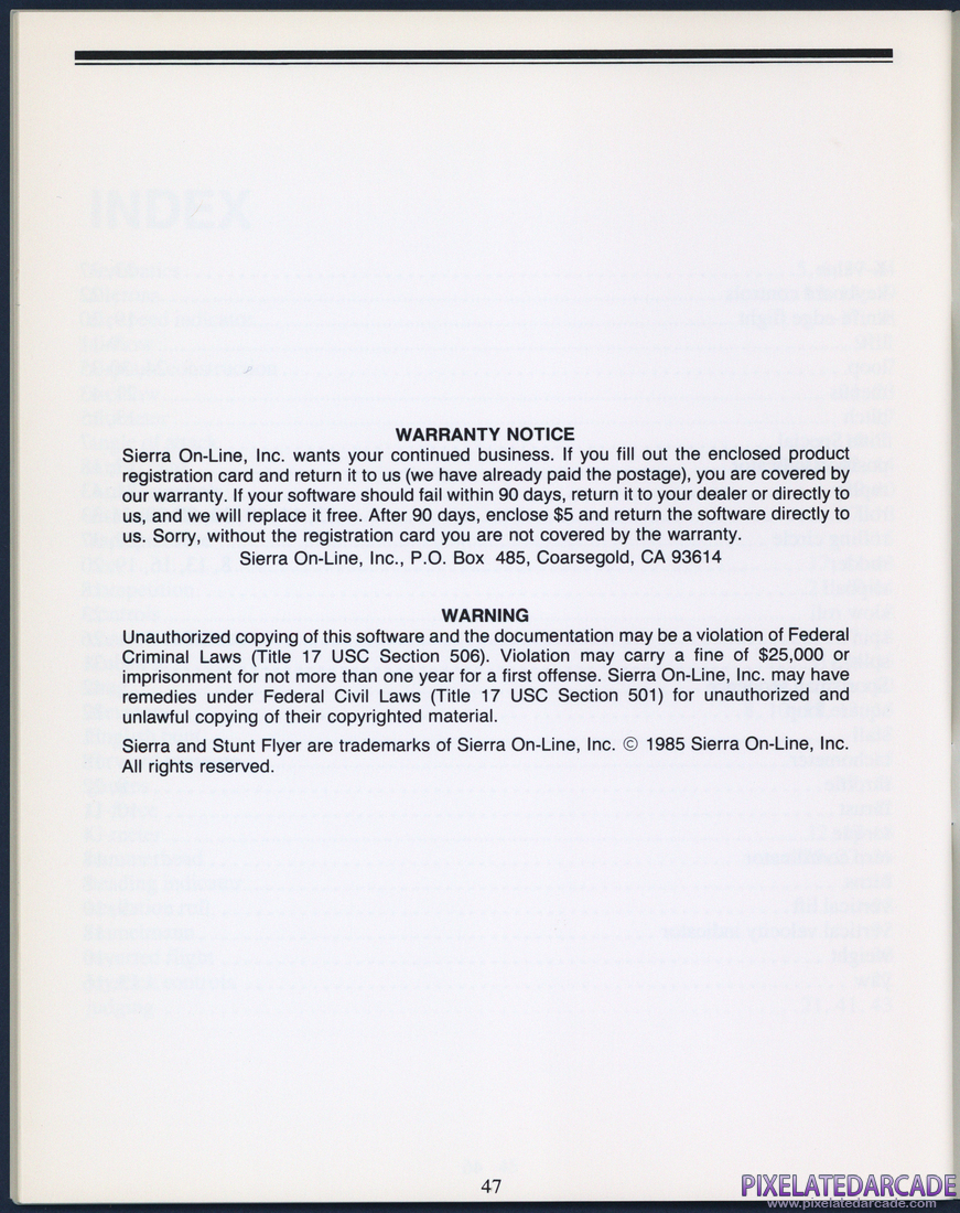 Stunt Flyer: Instruction Manual - Page 47