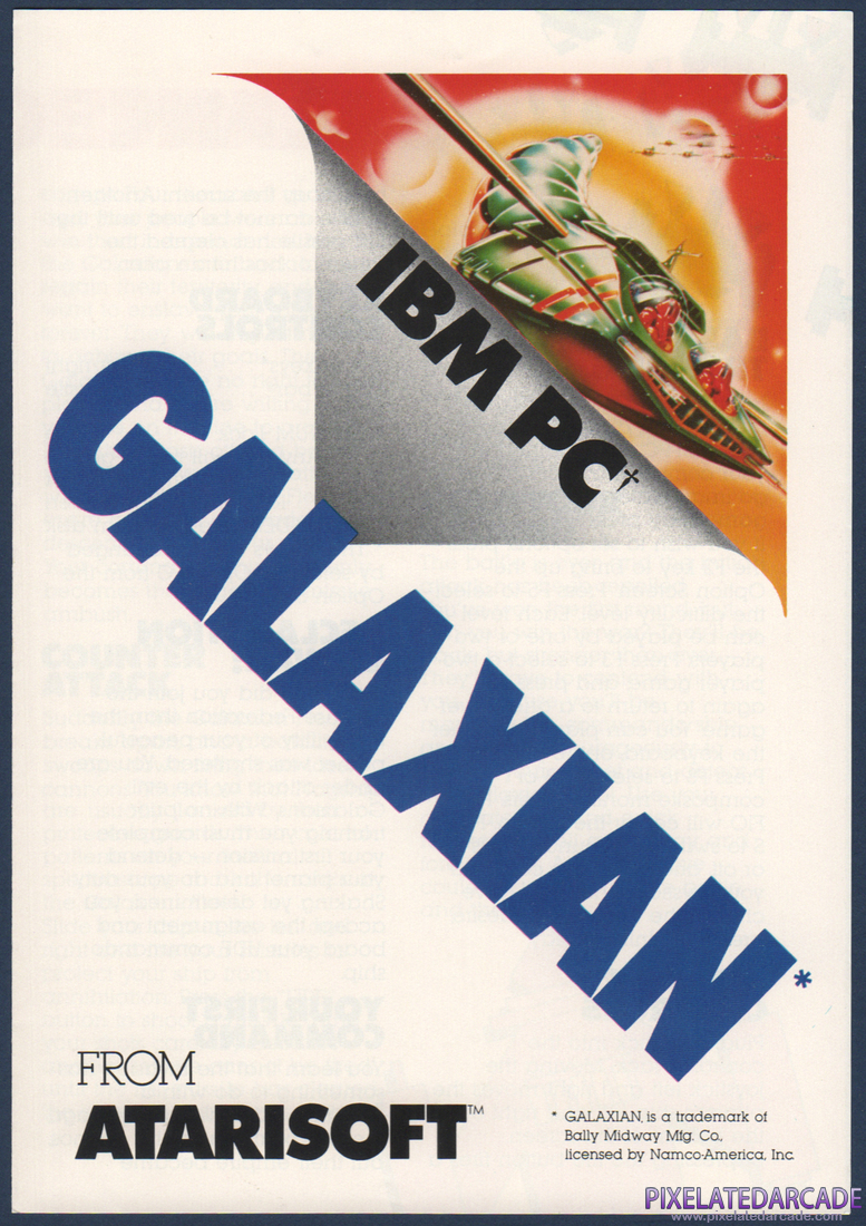 Galaxian: Instruction Manual - Page 1