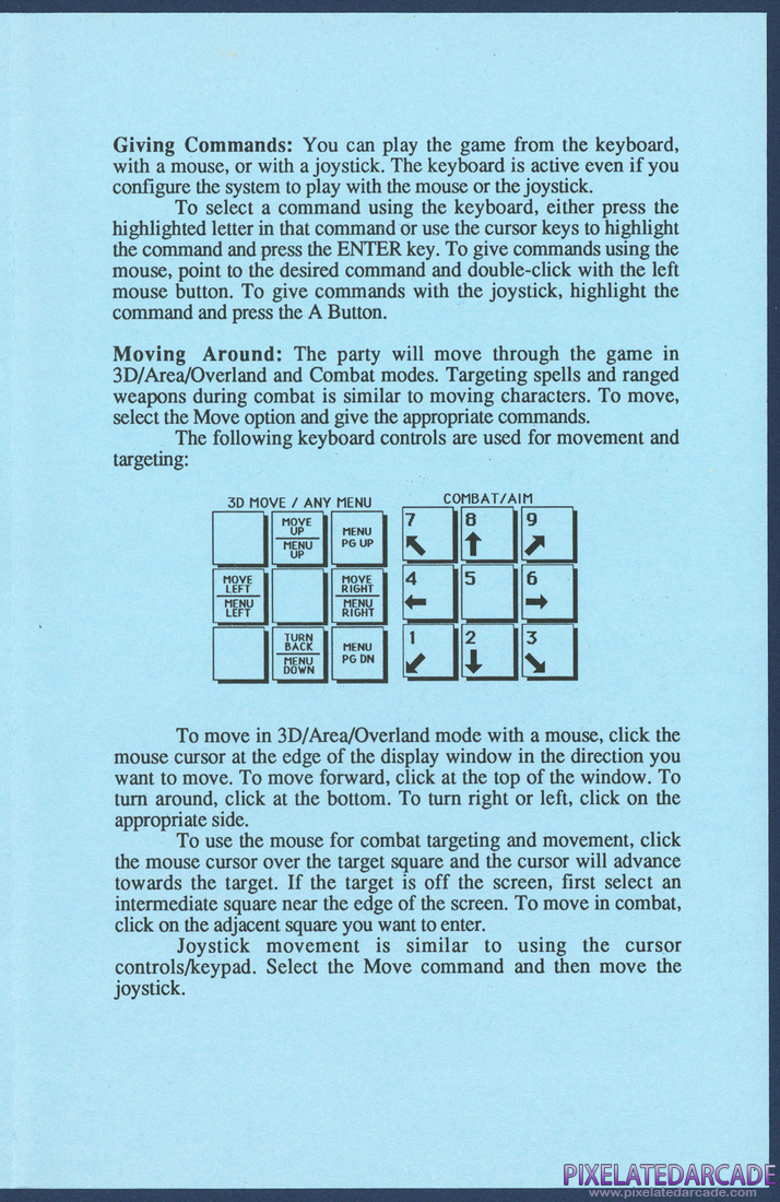 Gateway to the Savage Frontier: IBM and Compatibles Data Card - Page 3