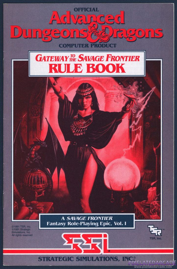 Gateway to the Savage Frontier: Rule Book - Front Cover