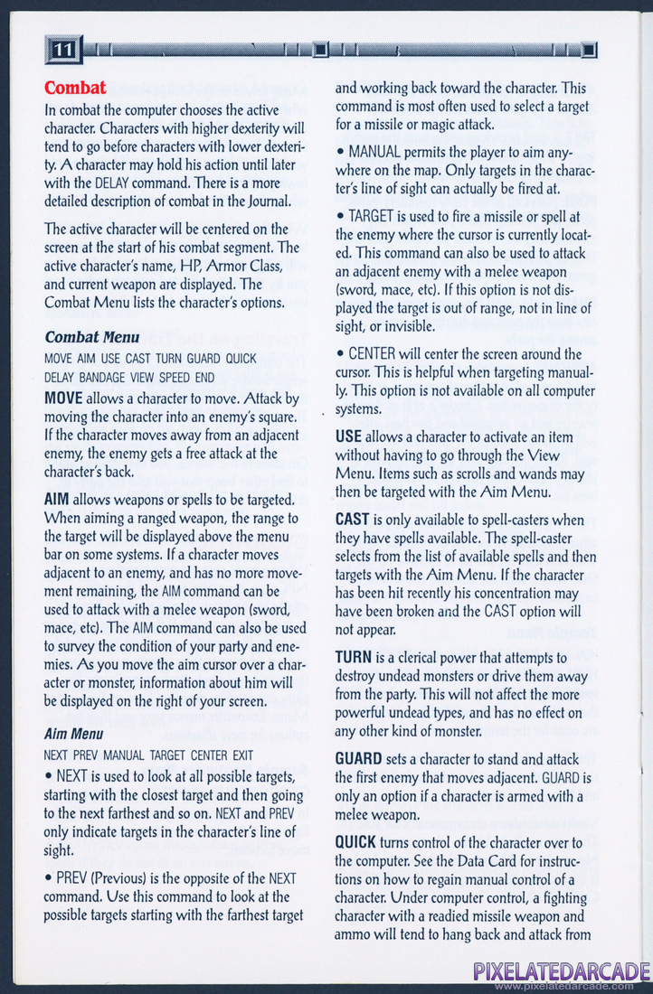 Gateway to the Savage Frontier: Rule Book - Page 11