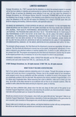 Warranty Information