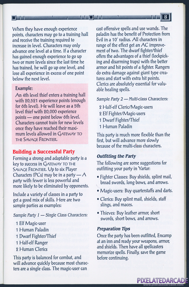 Gateway to the Savage Frontier: Adventurer's Journal - Page 8