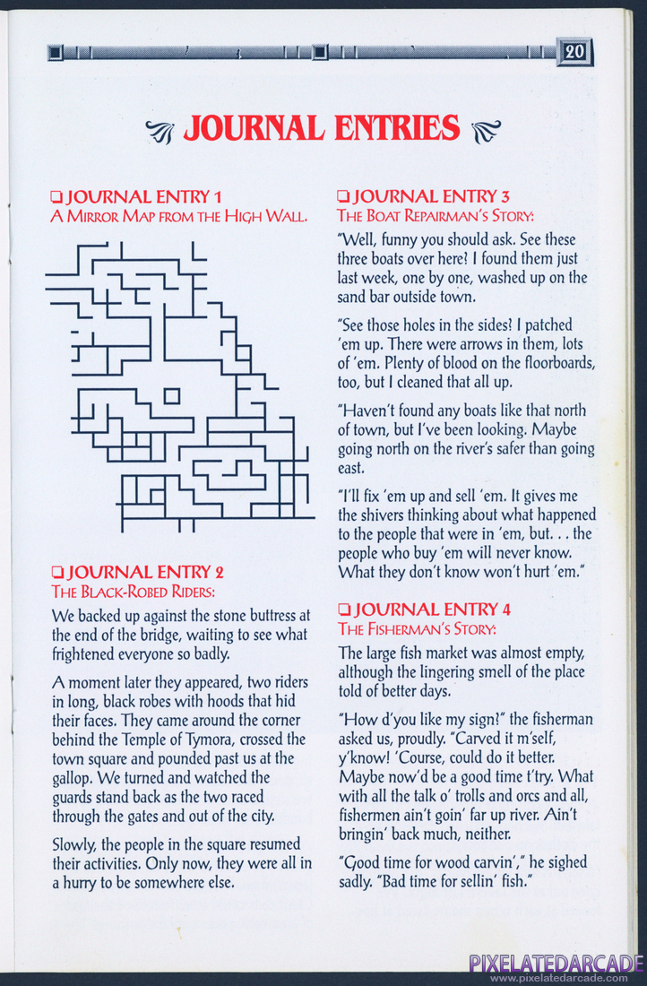 Gateway to the Savage Frontier: Adventurer's Journal - Page 20
