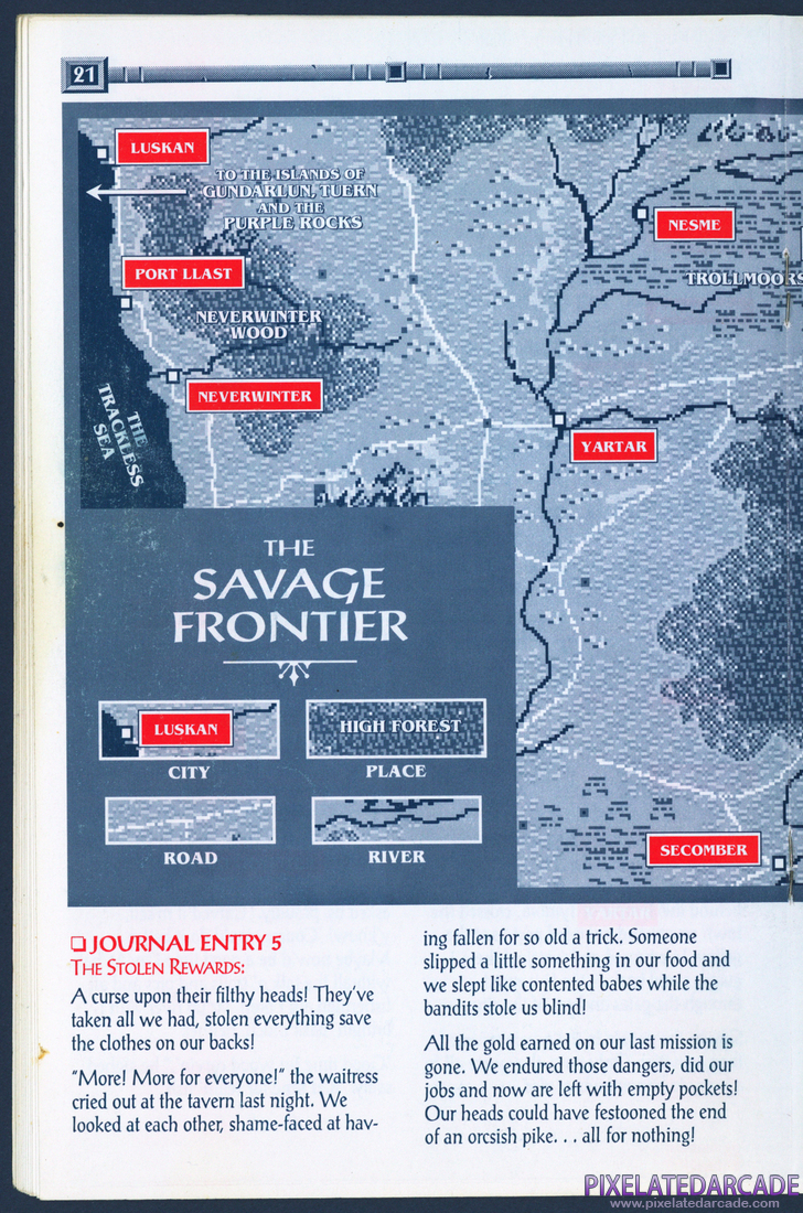 Gateway to the Savage Frontier: Adventurer's Journal - Page 21