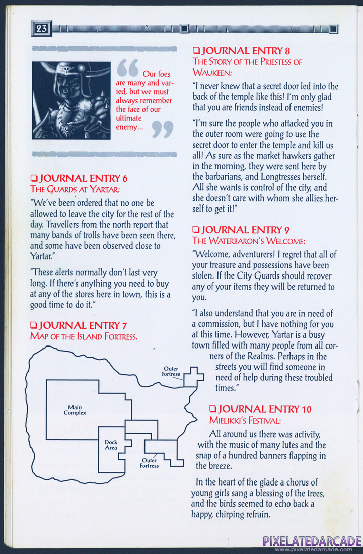 Gateway to the Savage Frontier: Adventurer's Journal - Page 23