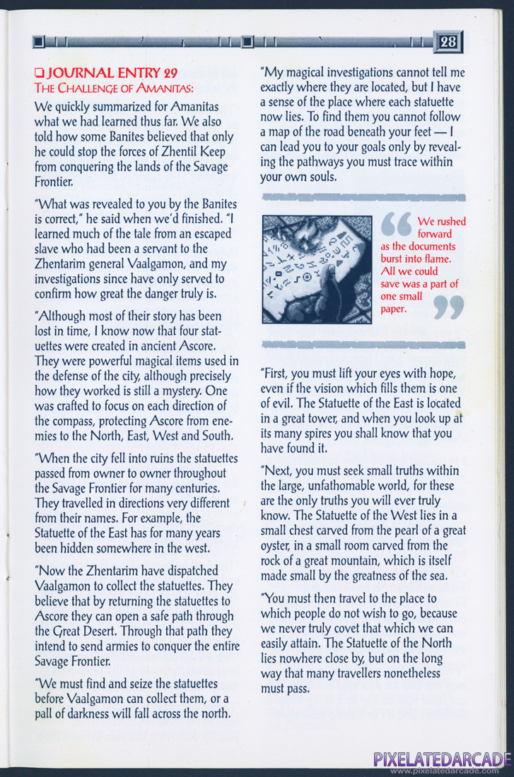 Gateway to the Savage Frontier: Adventurer's Journal - Page 28