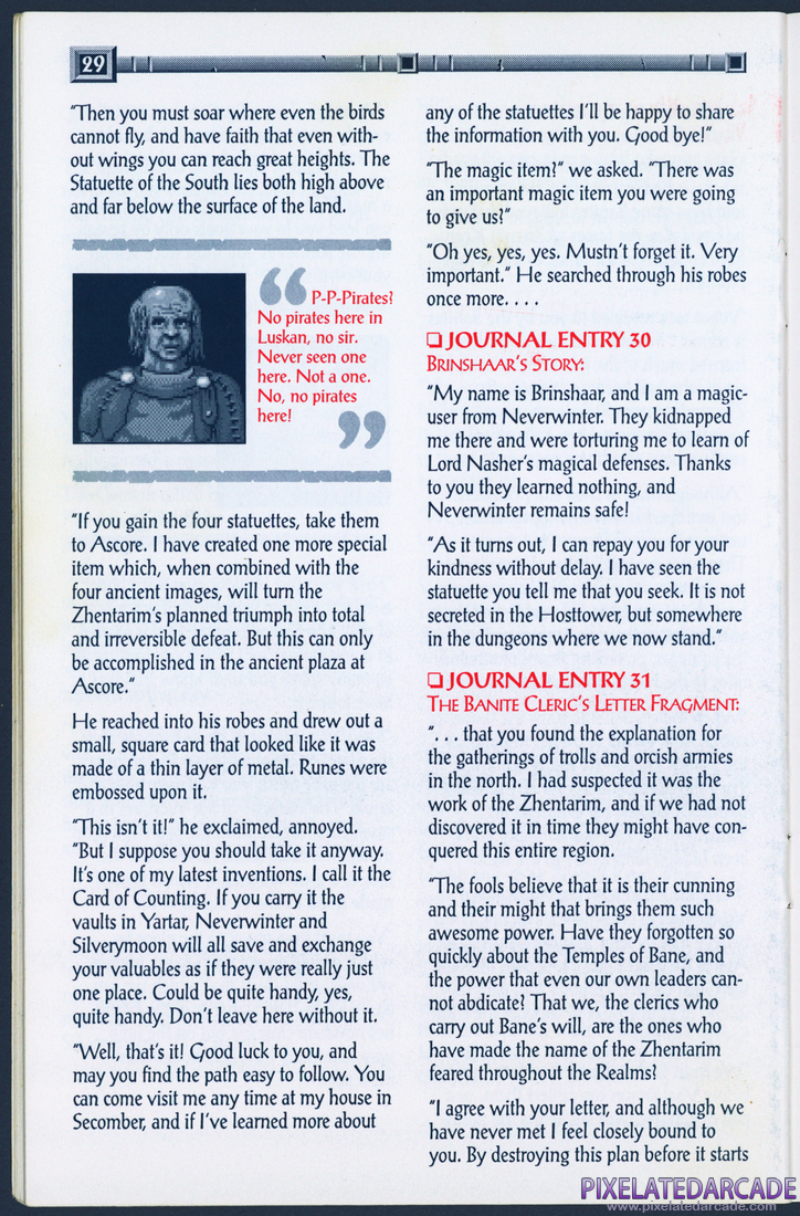 Gateway to the Savage Frontier: Adventurer's Journal - Page 29