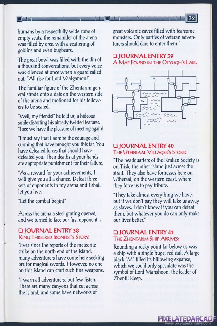 Gateway to the Savage Frontier: Adventurer's Journal - Page 32