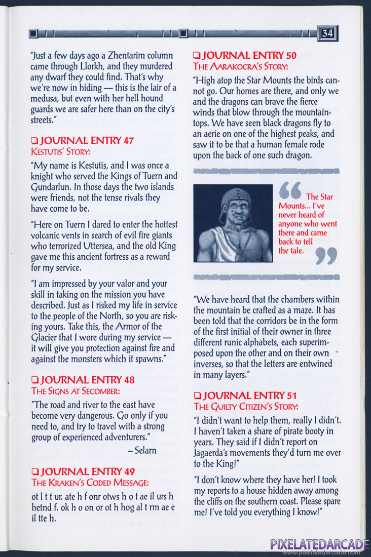 Gateway to the Savage Frontier: Adventurer's Journal - Page 34