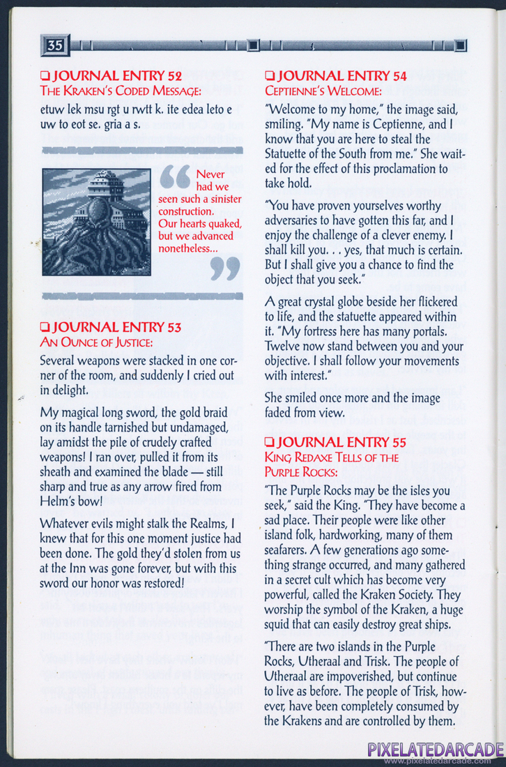 Gateway to the Savage Frontier: Adventurer's Journal - Page 35