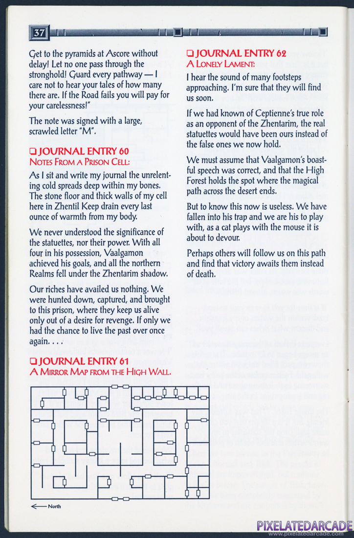 Gateway to the Savage Frontier: Adventurer's Journal - Page 37