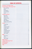 Table of Contents