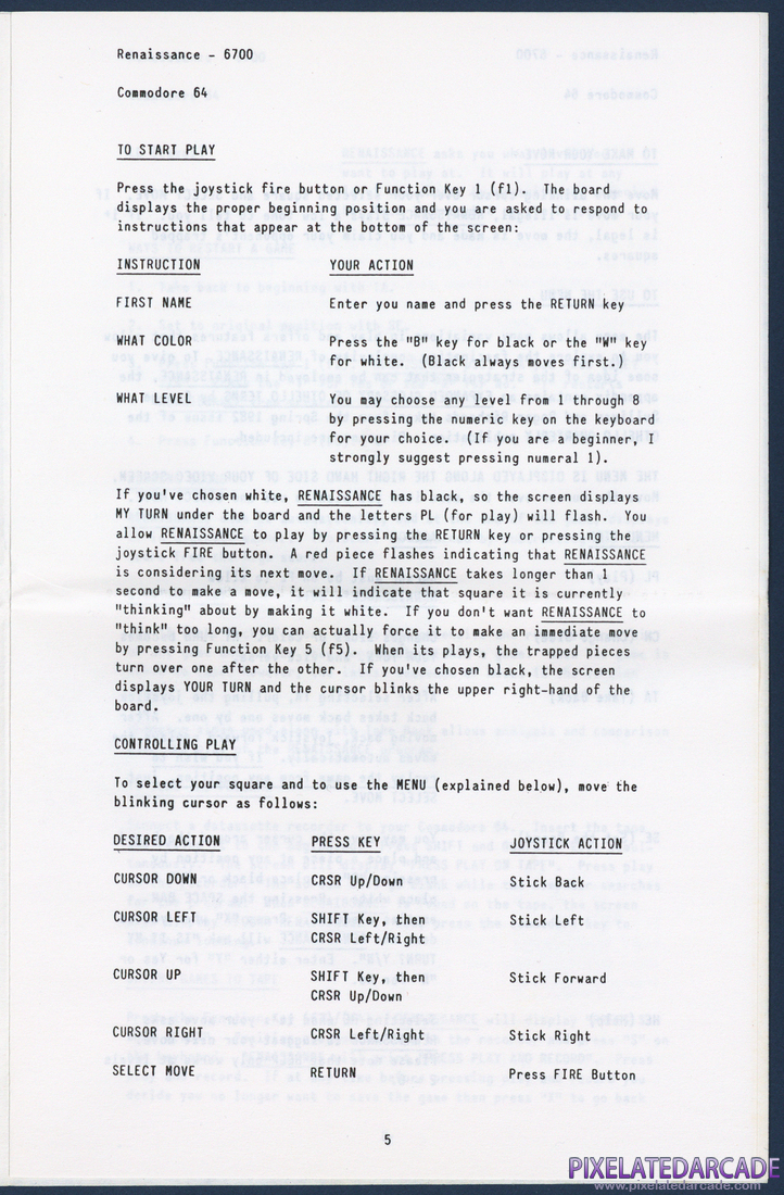 Renaissance: Instruction Manual - Page 5