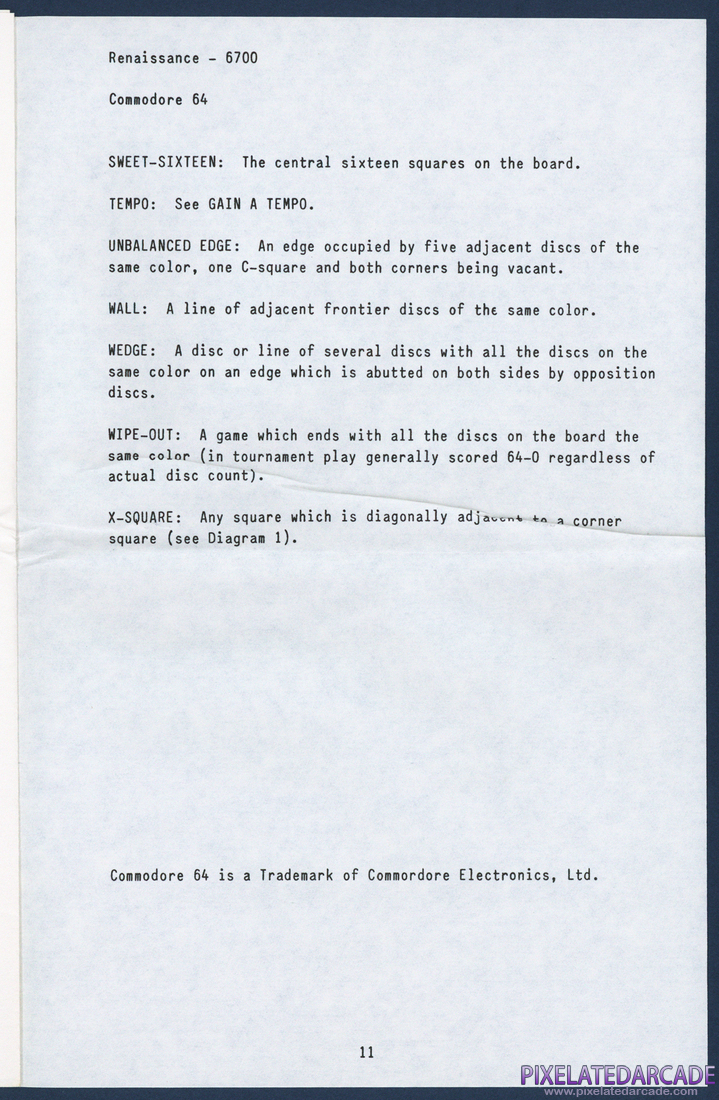 Renaissance: Instruction Manual - Page 11