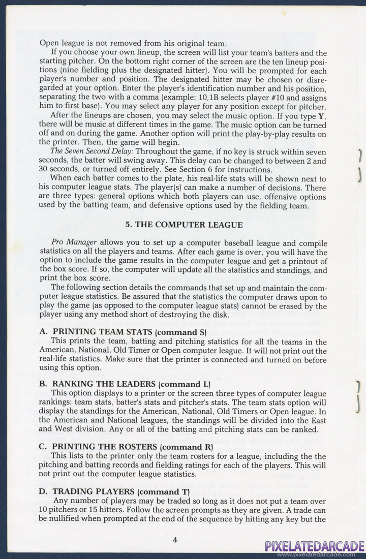Pro Manager: Instruction Manual - Page 4