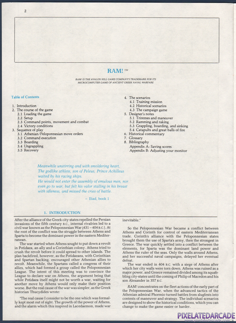 RAM!: Instruction Manual - Page 2