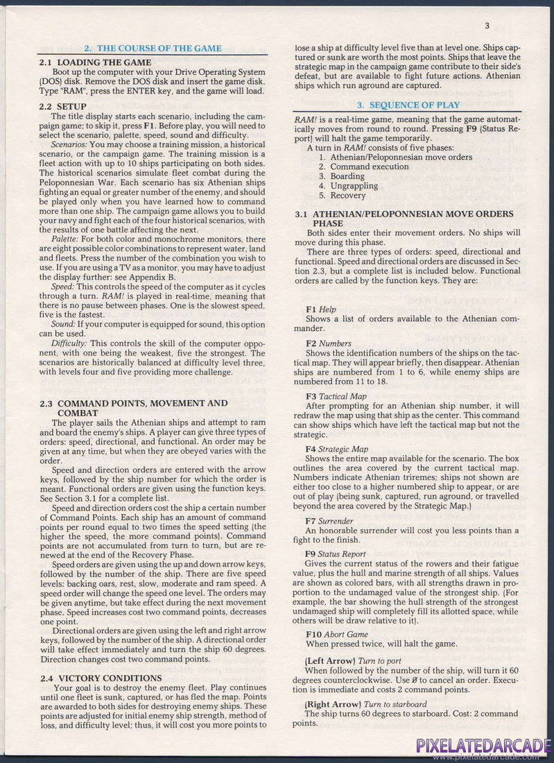 RAM!: Instruction Manual - Page 3